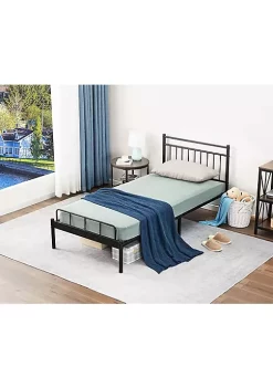 Garden Elements Luna Metal Modern Bed Storage Frame For Kids, Teens, Bedroom, Black - Twin (X002EYTOC1) -Disney Villains Shirts Shop Belk 1045