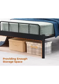 Garden Elements Luna Metal Modern Bed Storage Frame For Kids, Teens, Bedroom, Black - Queen (X002EYMXY7) -Disney Villains Shirts Shop Belk 1070