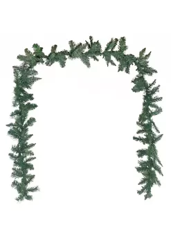Garden Elements Pennsylvania Douglas Fir Christmas Decoration Garland, Green, 9' x 10