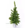 Garden Elements 24" Tin Pot Christmas Tree with 35 Clear Lights