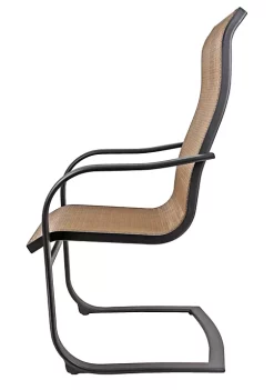 Garden Elements Outdoor Bellevue Metal Spring Dining Patio Chair, Brown (Pack of 2) -Disney Villains Shirts Shop Belk 1177