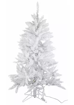 Garden Elements White Spruce Christmas Tree, 4.5' 150 CL