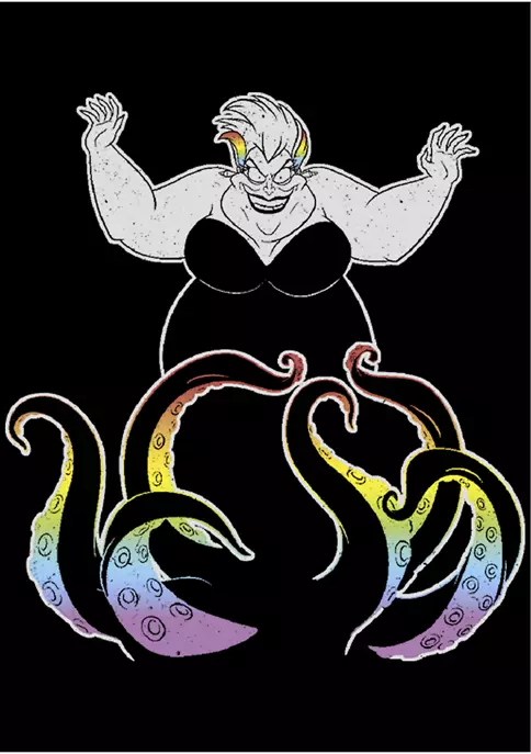 Disney® Villains Rainbow Tentacles Graphic T-Shirt 3 Disney® Villains Rainbow Tentacles Graphic T-Shirt - Image 3