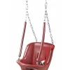 Garden Elements True Form Plastic Outdoor Toddler Swing Attachment For Playgrounds And Swingsets (Red)