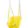 Garden Elements True Form Plastic Outdoor Toddler Swing Attachment for Playgrounds and Swingsets (Yellow)