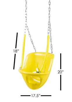 Garden Elements True Form Plastic Outdoor Toddler Swing Attachment for Playgrounds and Swingsets (Yellow) -Disney Villains Shirts Shop Belk 1231
