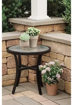 Garden Elements Bellevue 20 Round Glass Top Table -Disney Villains Shirts Shop Belk 1235