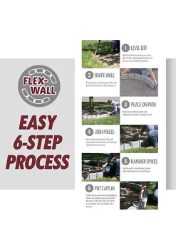 Garden Elements True Form Outdoor Decorative Flex-Wall Resin Edging For Gardens, Playgrounds, Plastic Life-Like Greystone Landscape Lawn Borders, 4 Foot Section -Disney Villains Shirts Shop Belk 1254