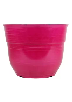 Garden Elements Glazed Brushed Happy Large Plastic Planter, Bright Pink, 15 Inch -Disney Villains Shirts Shop Belk 1281