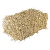 Garden Elements Straw Bale by Shady Creek Farm, Perfect for Fall Decoration, Garden Mulch, Animal Bedding, Mushroom Cultivation, Grass Seed Growing (22")
