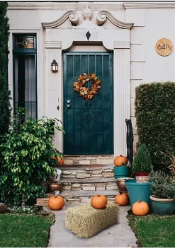 Garden Elements Straw Bale by Shady Creek Farm, Perfect for Fall Decoration, Garden Mulch, Animal Bedding, Mushroom Cultivation, Grass Seed Growing (22") -Disney Villains Shirts Shop Belk 1286