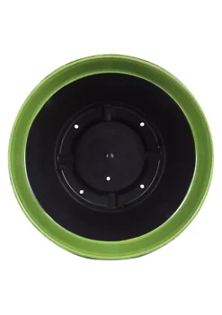 Garden Elements Glazed Brushed Happy Large Plastic Planter, Dark Green, 15 Inch -Disney Villains Shirts Shop Belk 1290