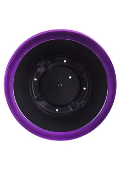 Garden Elements Glazed Brushed Happy Large Plastic Planter, Dark Purple, 15 Inch -Disney Villains Shirts Shop Belk 1309