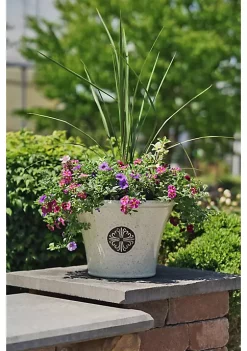 Garden Elements Logo Large Plastic Modern Planter, Beige, 14.75 -Disney Villains Shirts Shop Belk 1333