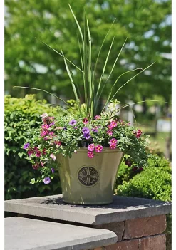 Garden Elements Logo Large Plastic Modern Planter, Lime Green, 14.75 -Disney Villains Shirts Shop Belk 1339