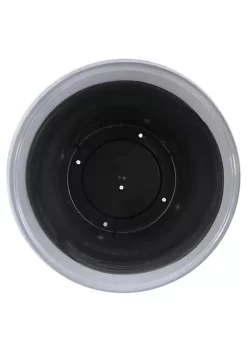 Garden Elements Logo Large Plastic Modern Planter, Gray, 14.75 -Disney Villains Shirts Shop Belk 1343