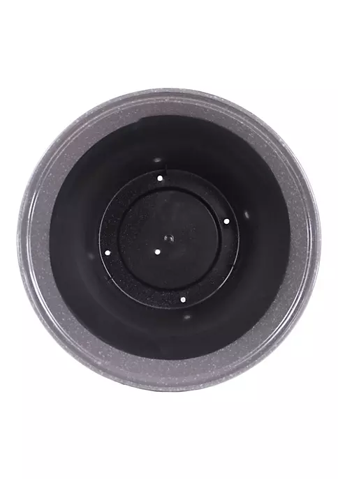 Garden Elements Logo Large Plastic Modern Planter, Light Brown, 14.75" 3 Garden Elements Logo Large Plastic Modern Planter, Light Brown, 14.75" - Image 3