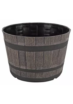 Garden Elements Mini Whiskey Barrel Plastic Planter, Dark Oak, 10 -Disney Villains Shirts Shop Belk 1362