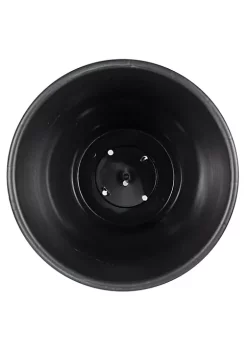 Garden Elements Outdoor Tulip Banded Plastic Planter, Silver, 13" -Disney Villains Shirts Shop Belk 1366