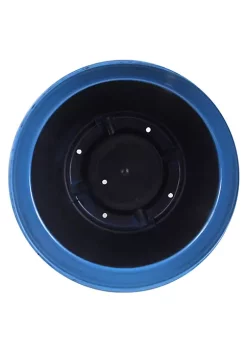 Garden Elements Glazed Brushed Happy Large Plastic Planter, Dark Blue, 15 Inch -Disney Villains Shirts Shop Belk 1447