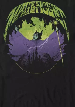 Disney® Villains Sleeping Beauty Silhouette Maleficent Rock Theme Short Sleeve T-Shirt -Disney Villains Shirts Shop Belk 193