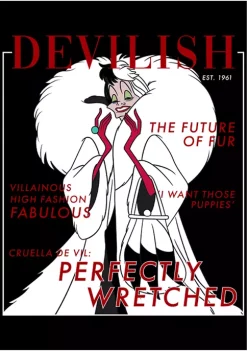 Disney® Villains Cruella Vogue Short Sleeve Graphic T-Shirt -Disney Villains Shirts Shop Belk 21