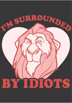 Disney® Villains Lion King Surrounded Valentine Graphic Fleece Hoodie -Disney Villains Shirts Shop Belk 216