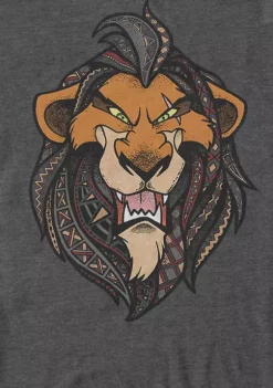 Disney® Villains Geometric Scar Short Sleeve T-Shirt -Disney Villains Shirts Shop Belk 249