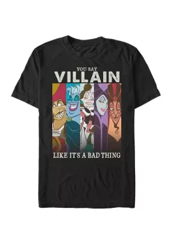 Big & Tall Disney® Villains Like Bad Graphic Short Sleeve T-Shirt -Disney Villains Shirts Shop Belk 26