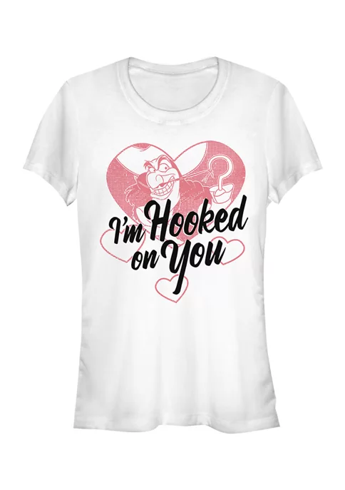 Disney® Villains Juniors' Hooked on You Graphic T-Shirt 1 Disney® Villains Juniors' Hooked on You Graphic T-Shirt