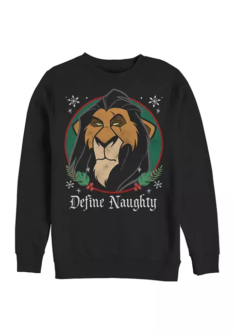 Disney® Villains Lion King Fleece Crew Neck Sweater 4 Disney® Villains Lion King Fleece Crew Neck Sweater - Image 4