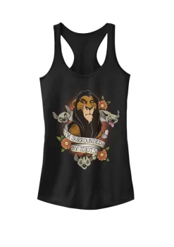 Disney® Villains The Lion King Scar with Hyenas Surrounded by Idiots Graphic Racerback Tank 5 Disney® Villains The Lion King Scar with Hyenas Surrounded by Idiots Graphic Racerback Tank -Disney Villains Shirts Shop Belk 306