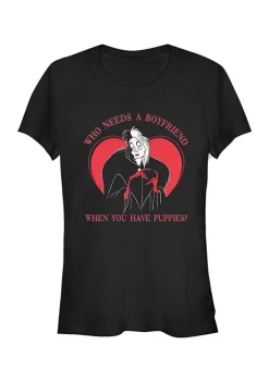 Disney® Villains Junior's When You Have Puppies T-Shirt -Disney Villains Shirts Shop Belk 378