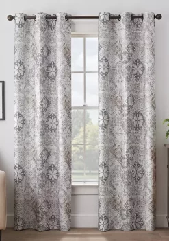 Eclipse™ Martina Medallion Absolute Zero 100% Blackout Window Panel -Disney Villains Shirts Shop Belk 447