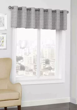 Eclipse™ Trevi Blackout Grommet Window Valance