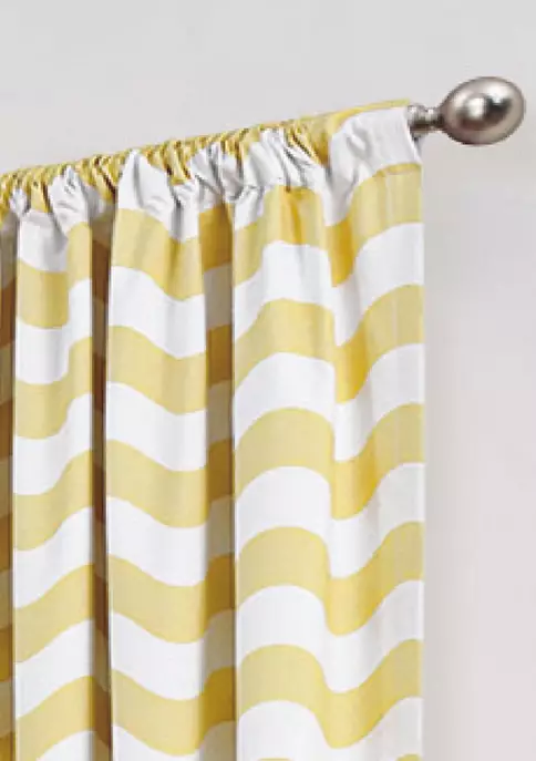 Eclipse™ My Scene Thermaback Blackout Wavy Chevron Curtain Panel 2 Eclipse™ My Scene Thermaback Blackout Wavy Chevron Curtain Panel - Image 2