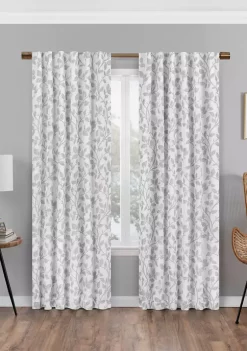 Eclipse™ Nora Botanical Print Absolute Zero Blackout Window Panel -Disney Villains Shirts Shop Belk 859