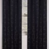 Eclipse™ Black Meridian Blackout Window Curtain Panel
