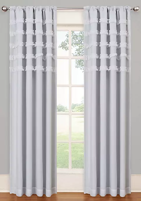 Eclipse™ Ruffle Batiste Blackout Window Panel 2 Eclipse™ Ruffle Batiste Blackout Window Panel - Image 2