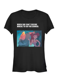 Disney® Villains Juniors' Hades Dinner Meme T-Shirt -Disney Villains Shirts Shop Belk 96