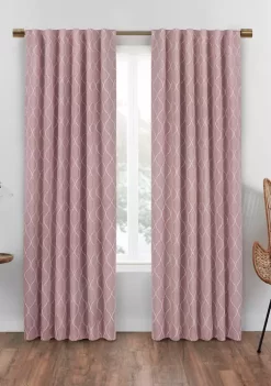 Eclipse™ Nora Geo Embroidery Absolute Zero Blackout Window Panel -Disney Villains Shirts Shop Belk 968