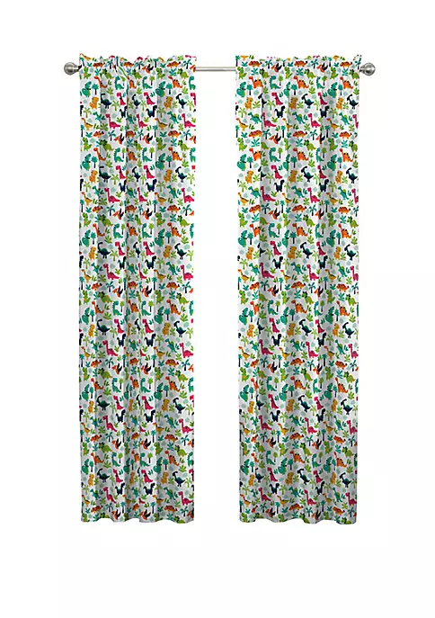 Eclipse™ Kids Dippy Dinos Blackout Window Curtain 2 Eclipse™ Kids Dippy Dinos Blackout Window Curtain - Image 2