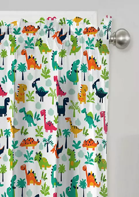 Eclipse™ Kids Dippy Dinos Blackout Window Curtain 3 Eclipse™ Kids Dippy Dinos Blackout Window Curtain - Image 3